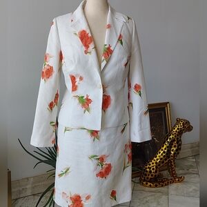 Alberto Makali Floral Suit